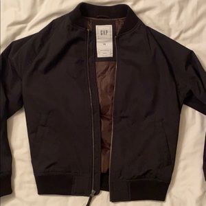Gap Men’s Black Bomber Jacket — XS